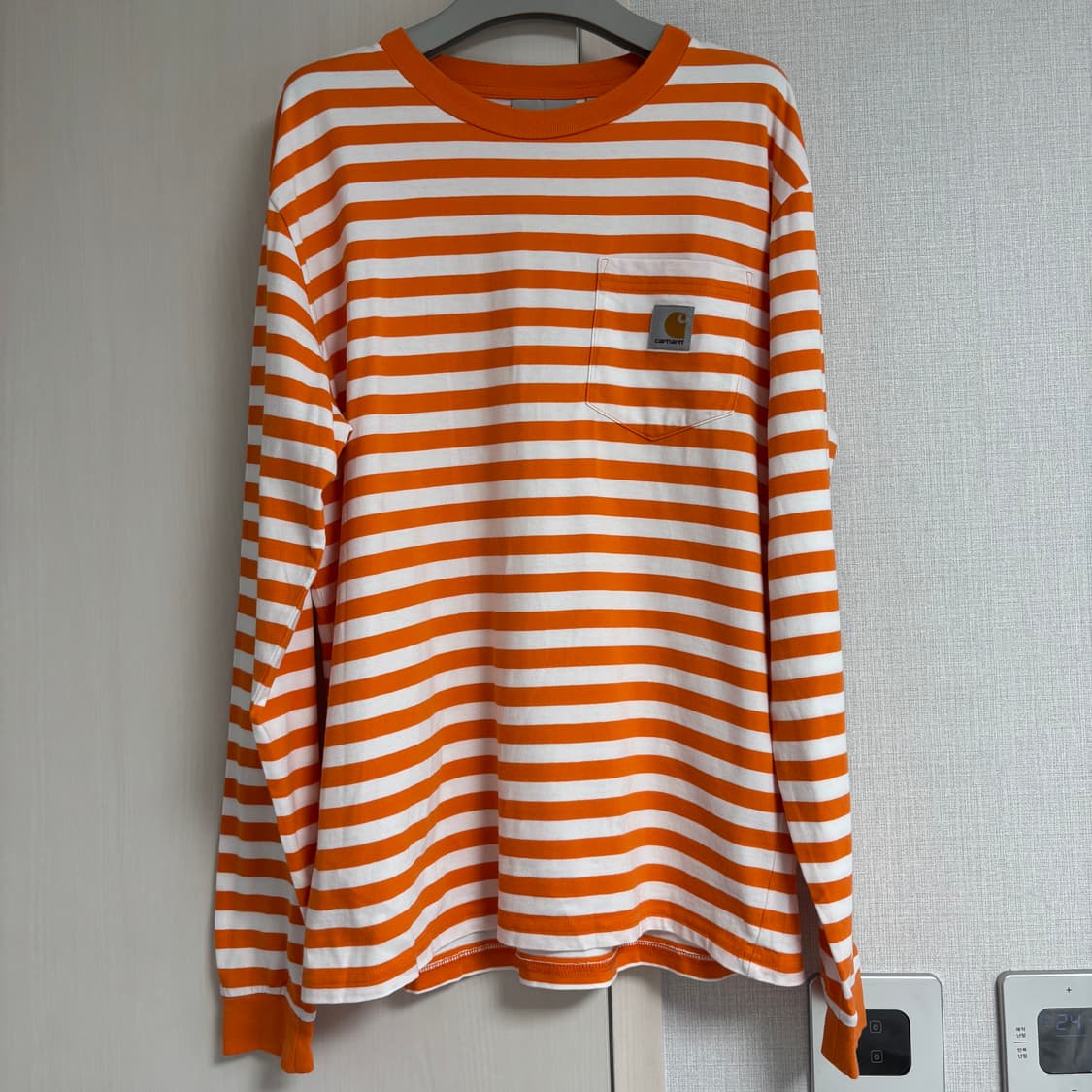 carhartt-wip 칼하트 스트라이프 포켓 티셔츠 상품이미지4