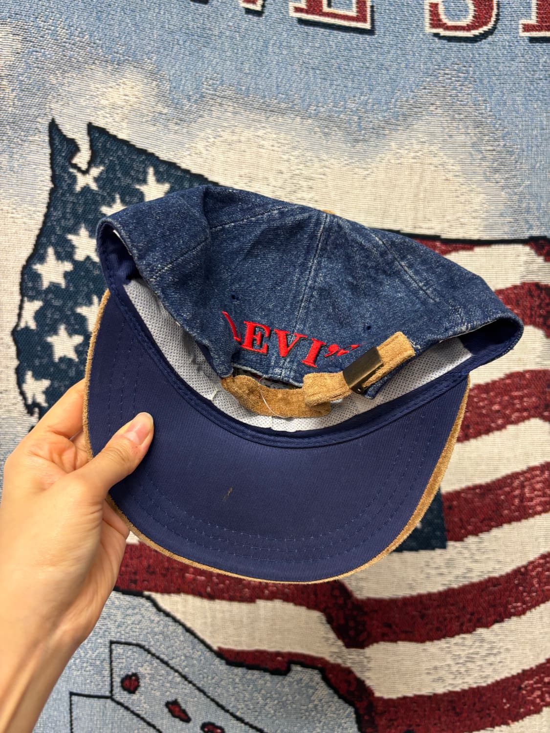90‘s 리바이스 데님 캡 상품이미지5
