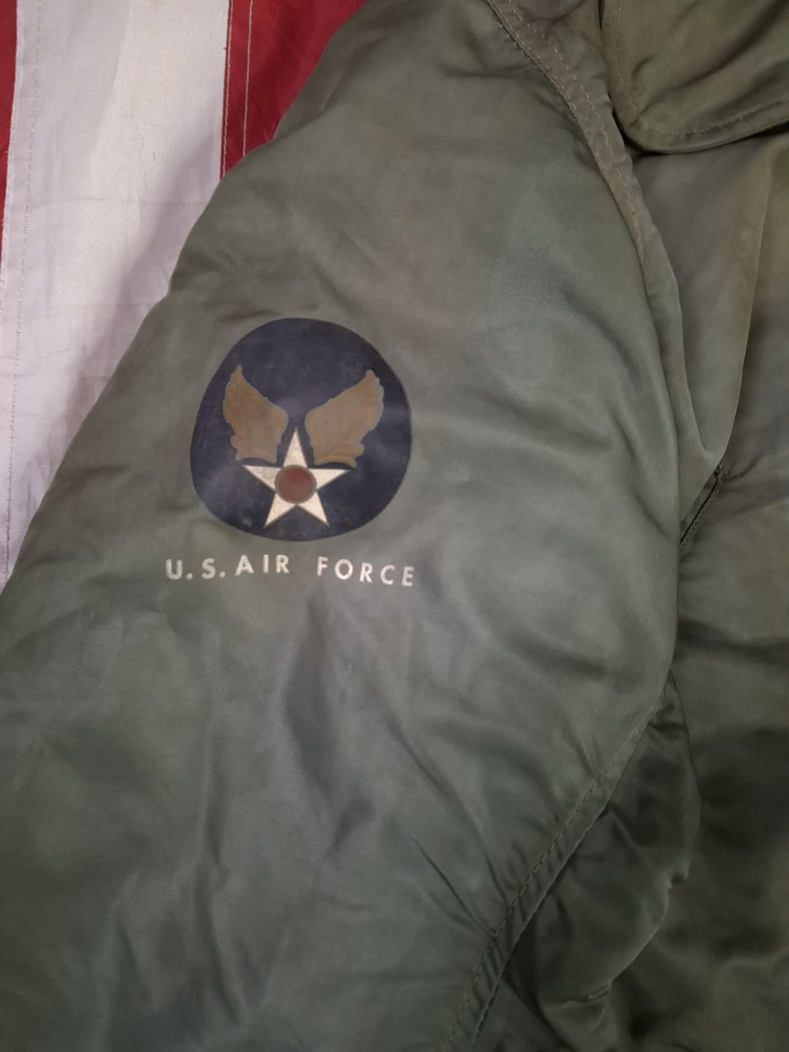 오리지날 미공군 블랙라벨 CWU-1/P 항공 커버올 상품이미지3