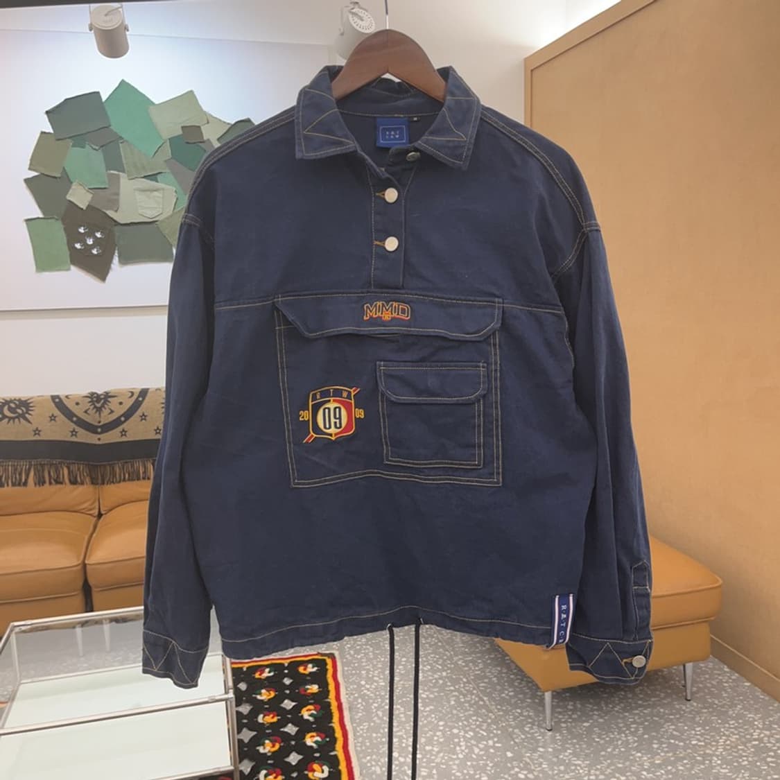 로맨틱크라운 올드스쿨 키치 패치 코튼 아노락 M C07017 상품이미지3