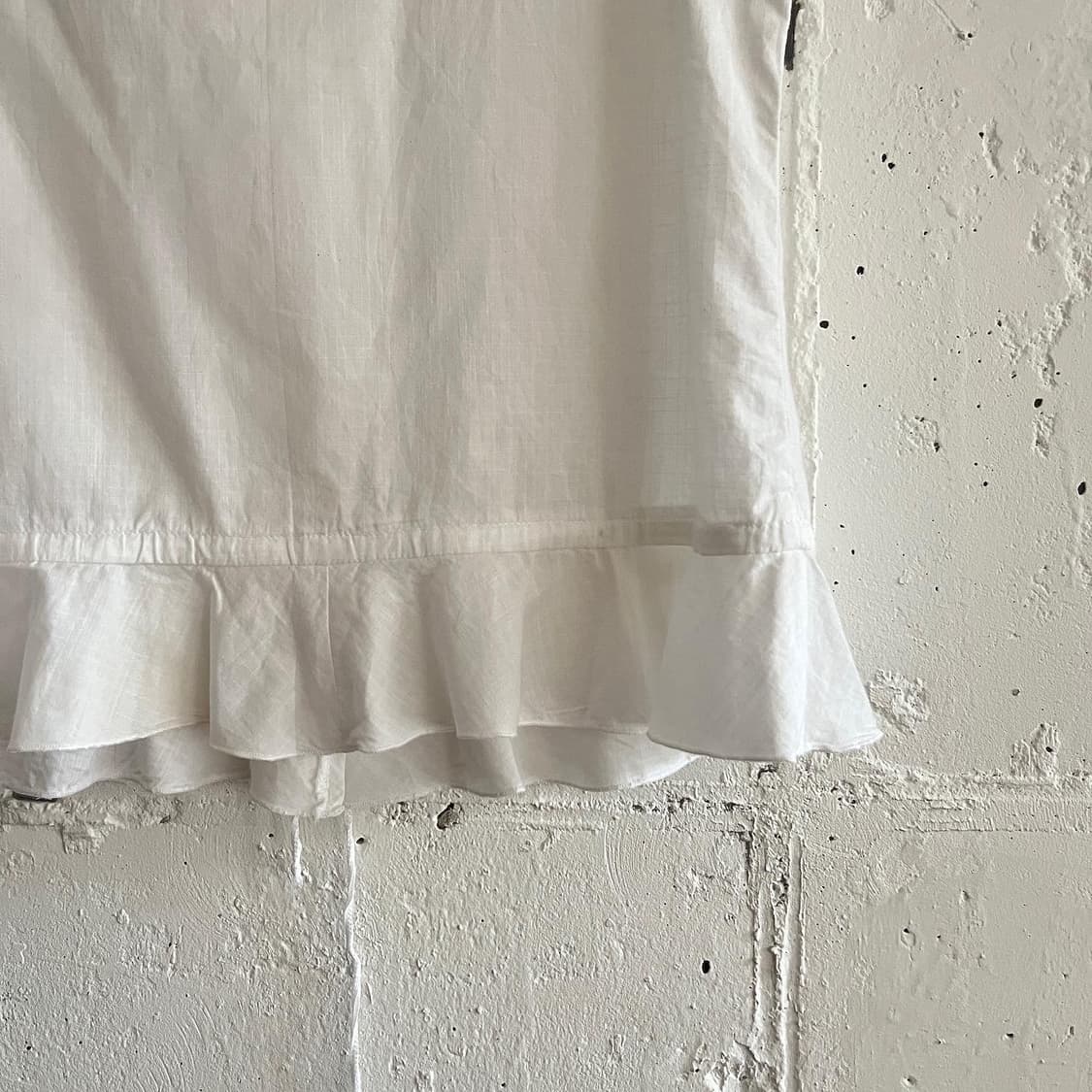 핀턱 레이스 슬리브리스 상품이미지6