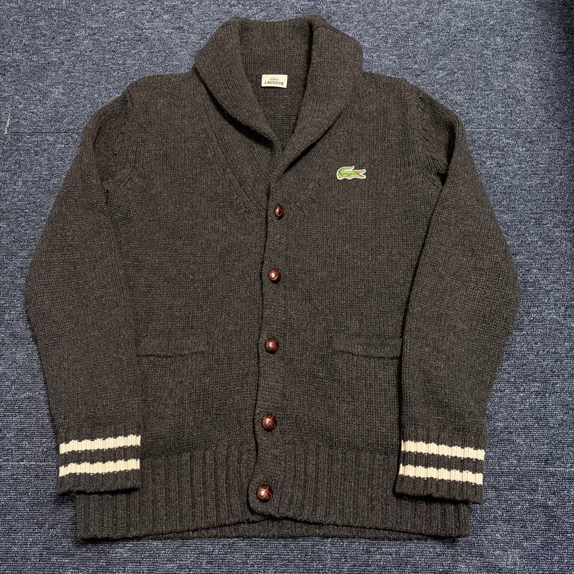 라코스테 숄카라 니트 가디건 상품이미지1