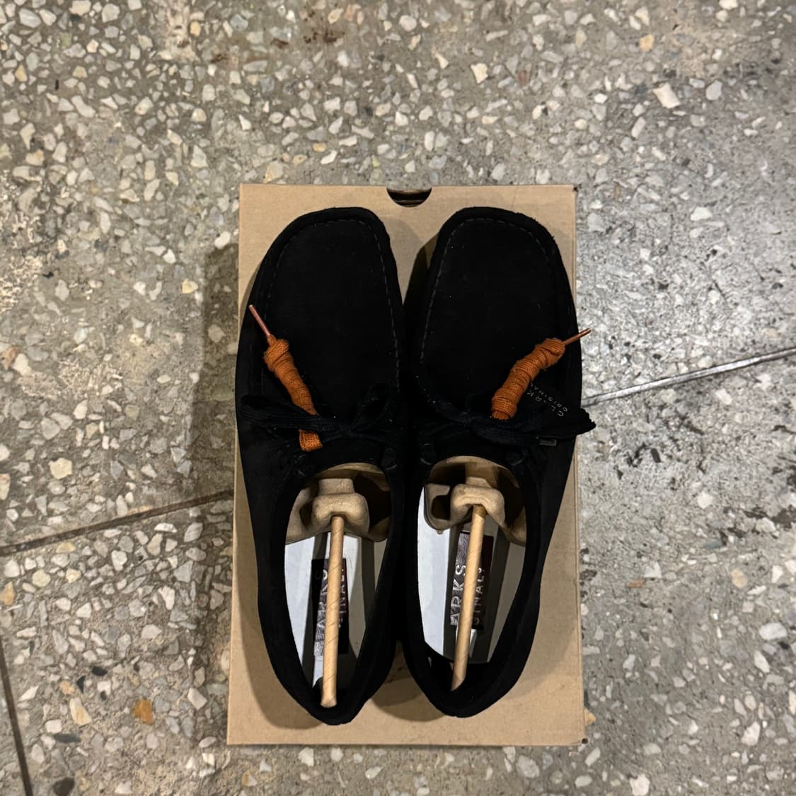 클락스 왈라비 블랙 스웨이드 UK9.5 상품이미지3