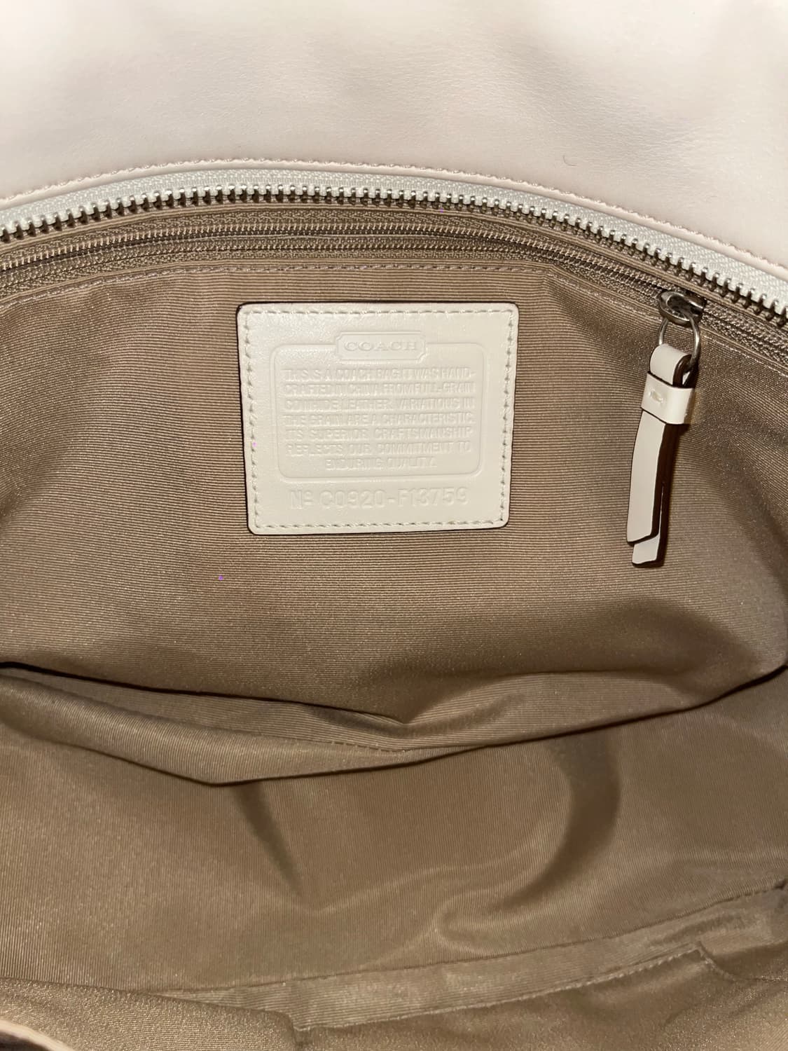 Coach white basic shoulder bag 상품이미지8