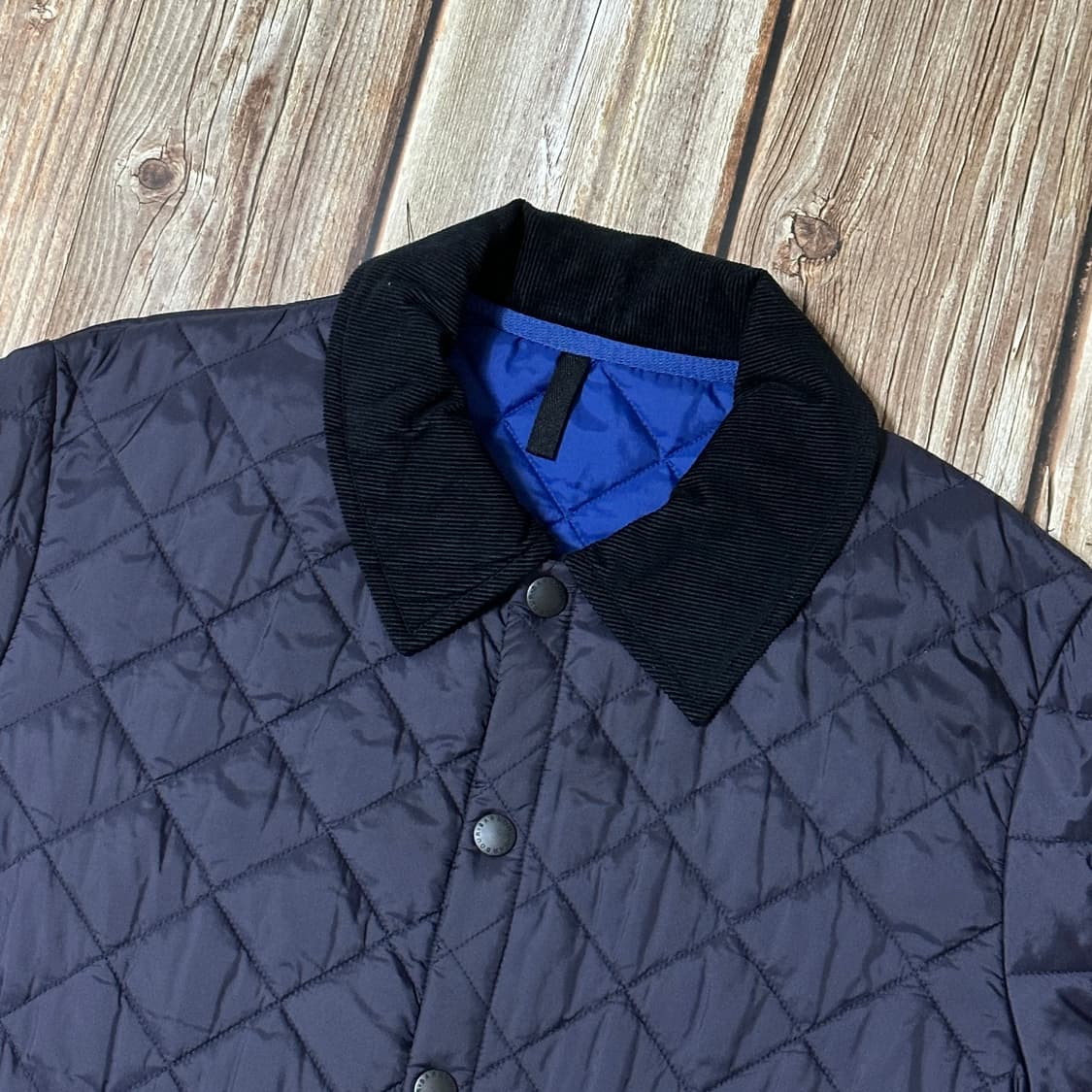 Barbour 바버 클래식 리데스데일 퀼팅 자켓 네이비 색상 XS사이즈 상품이미지4