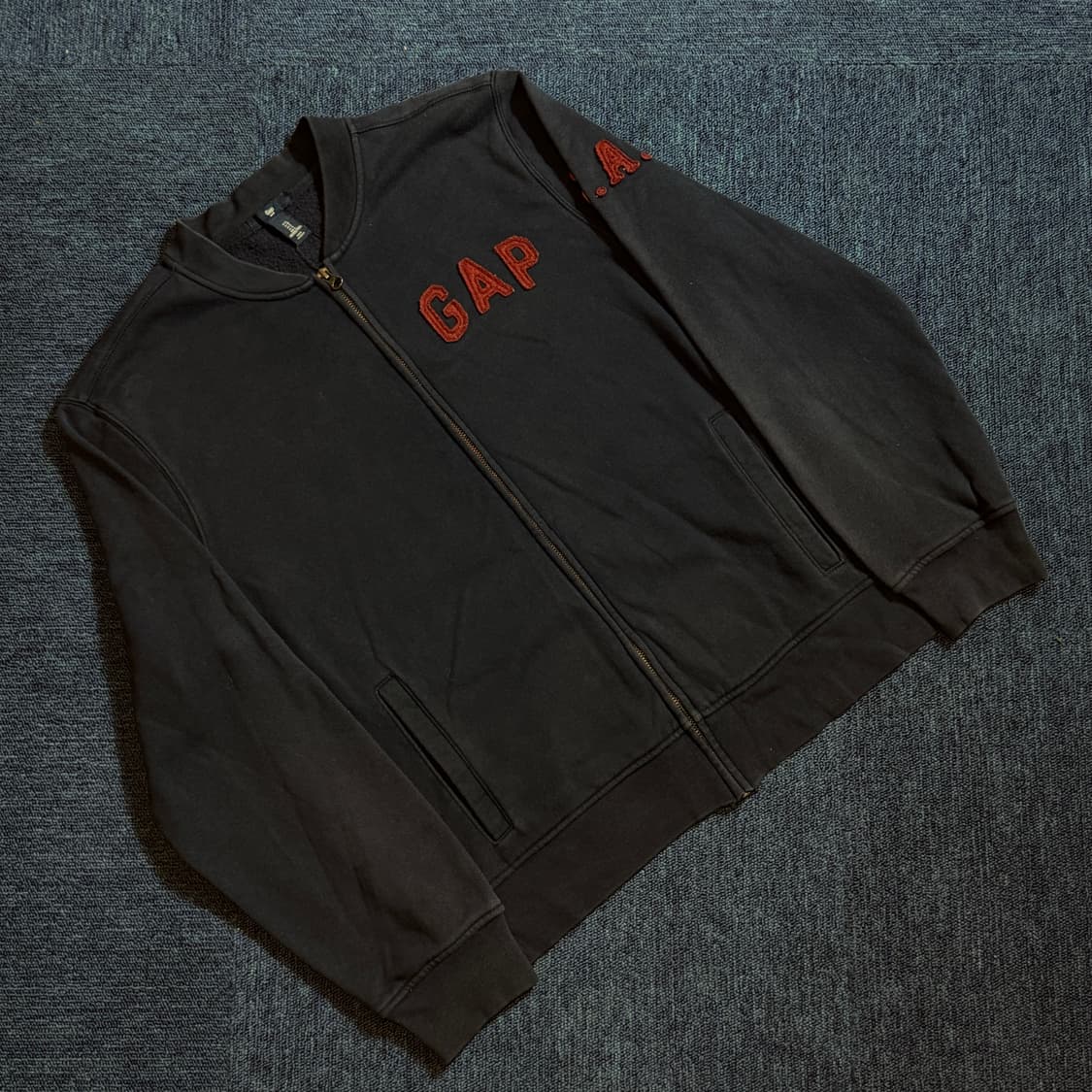 GAP 갭 블랙 빈티지 집업 자켓 상품이미지1