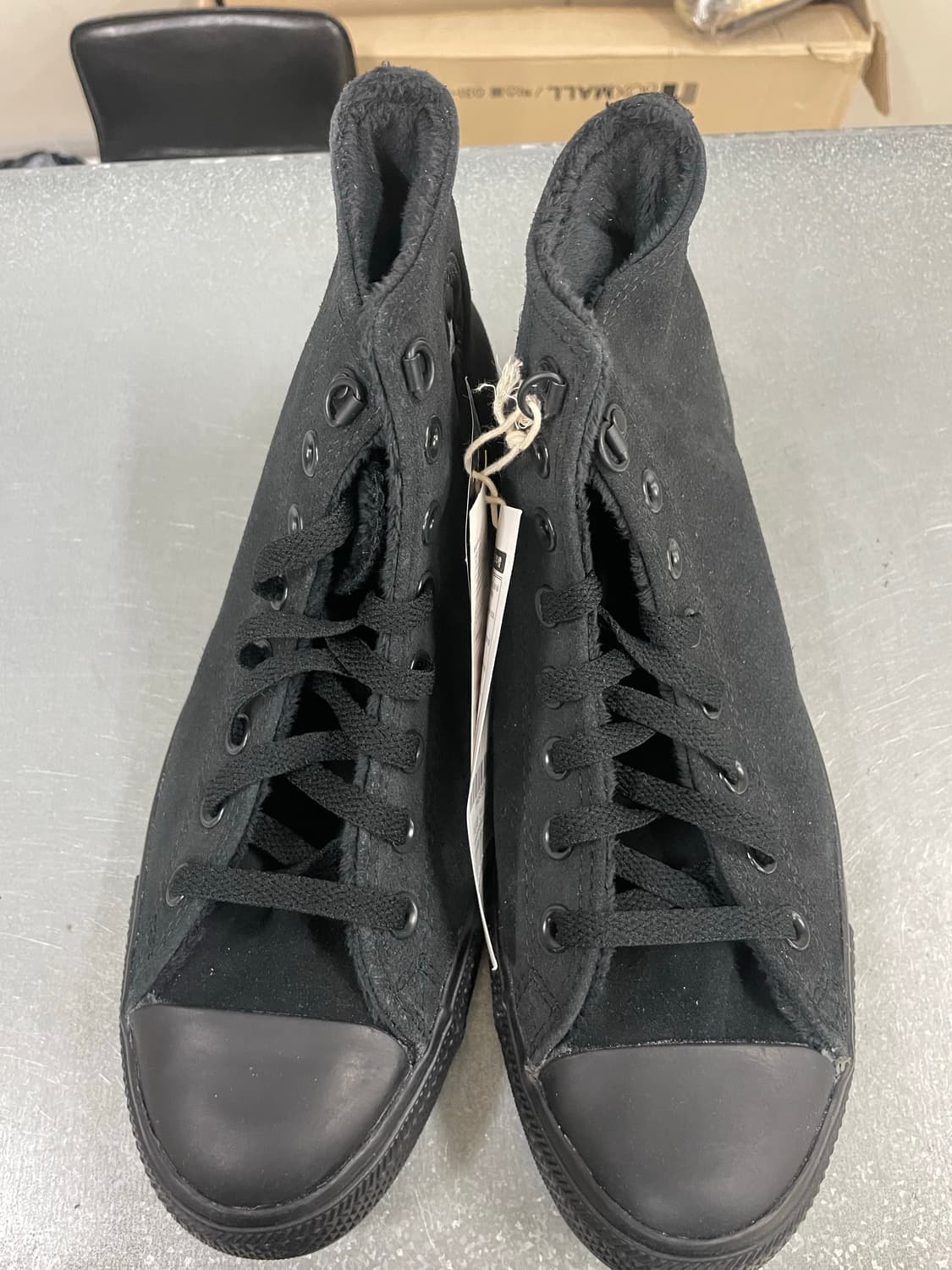 [새상품] 컨버스 척테일러 올스타 하이 블랙 255 상품이미지5