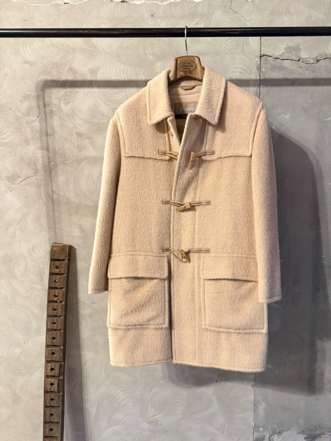 아뇨나 알파카 모헤어 더플코트 100 상품이미지6