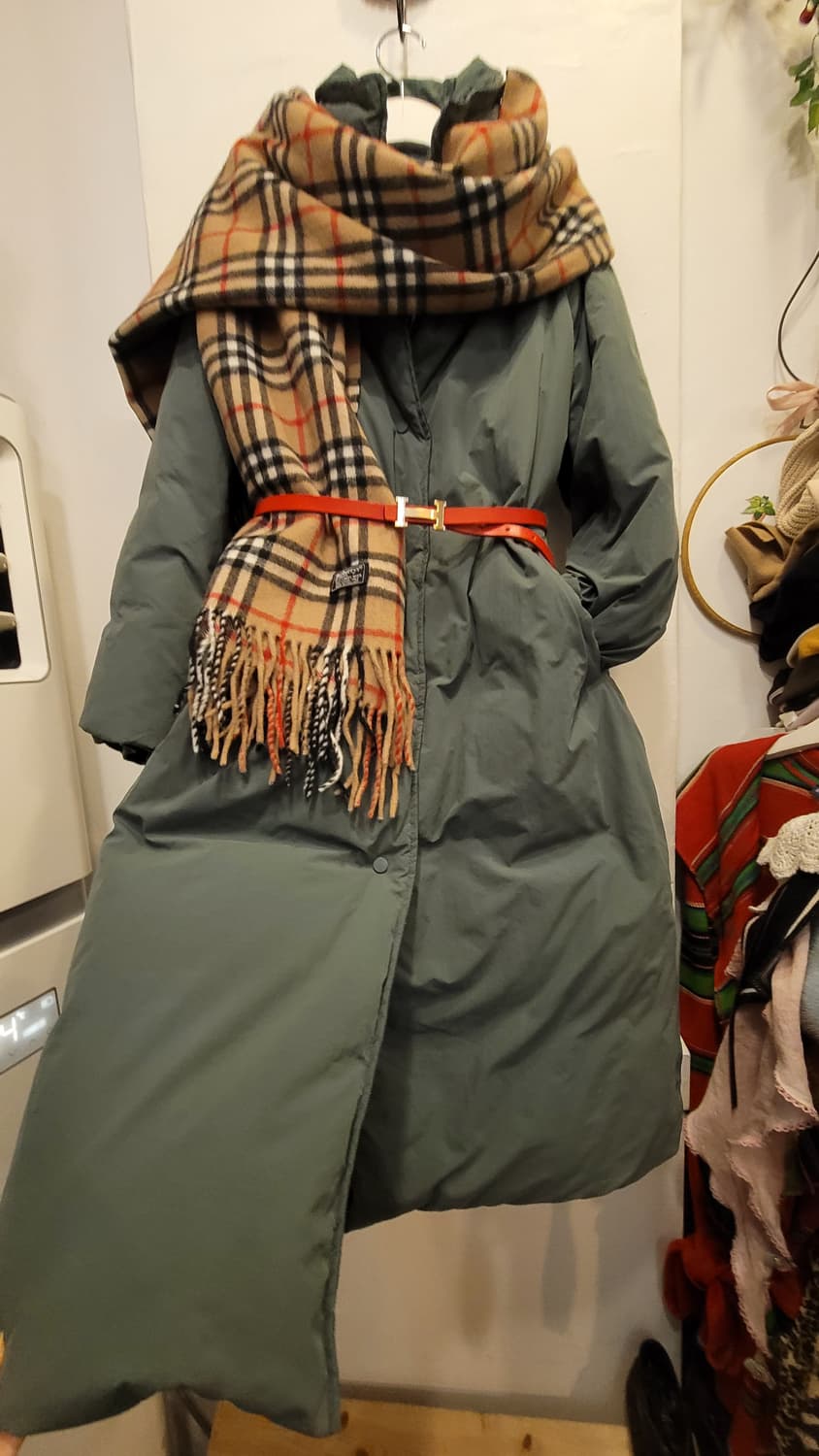 Milla off duty  구스 롱 패딩 상품이미지2