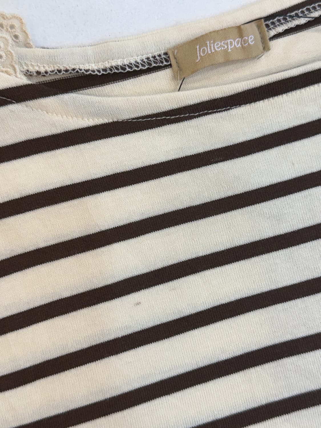 일본빈티지 레이스 줄무늬 원피스 상품이미지9