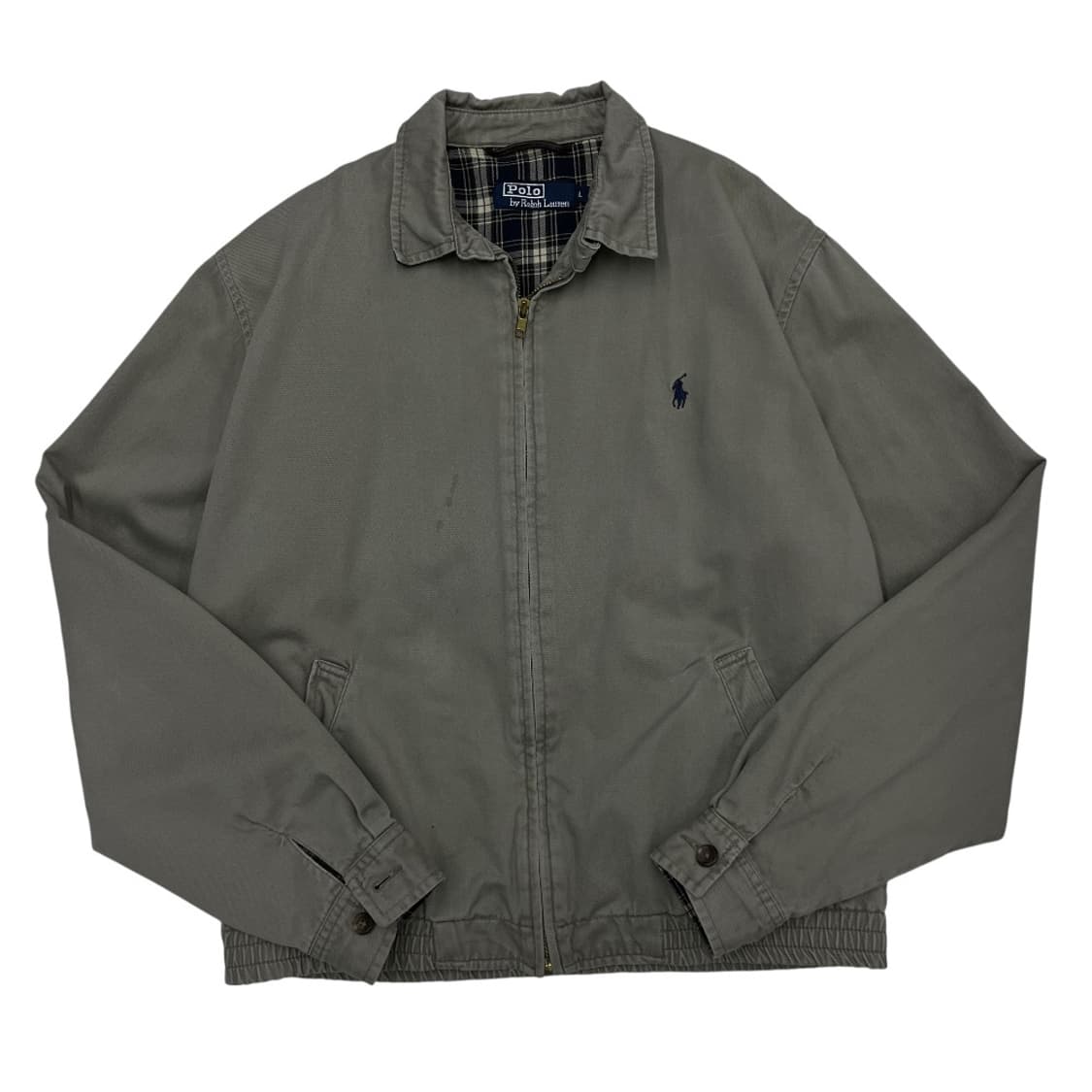 폴로 랄프로렌 네이비포니 카키그레이 코튼자켓 L 상품이미지1