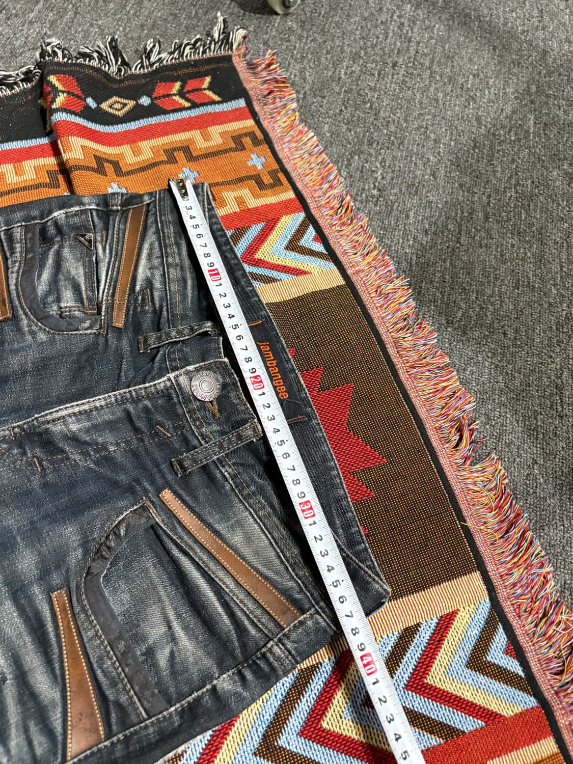 빈티지 자수 팬츠 상품이미지6