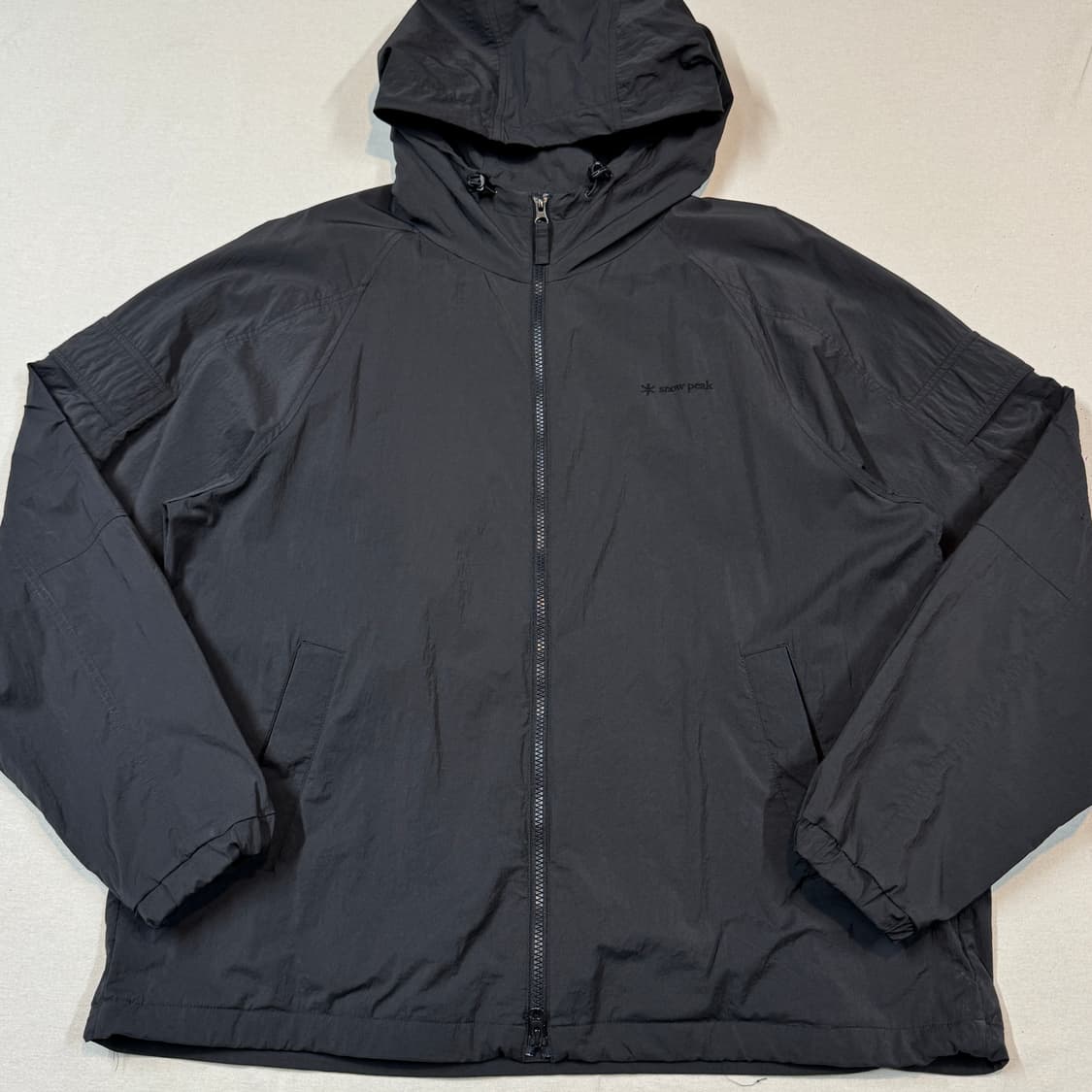 XXL) 스노우피크 후드 바람막이 2way 집업 상품이미지2