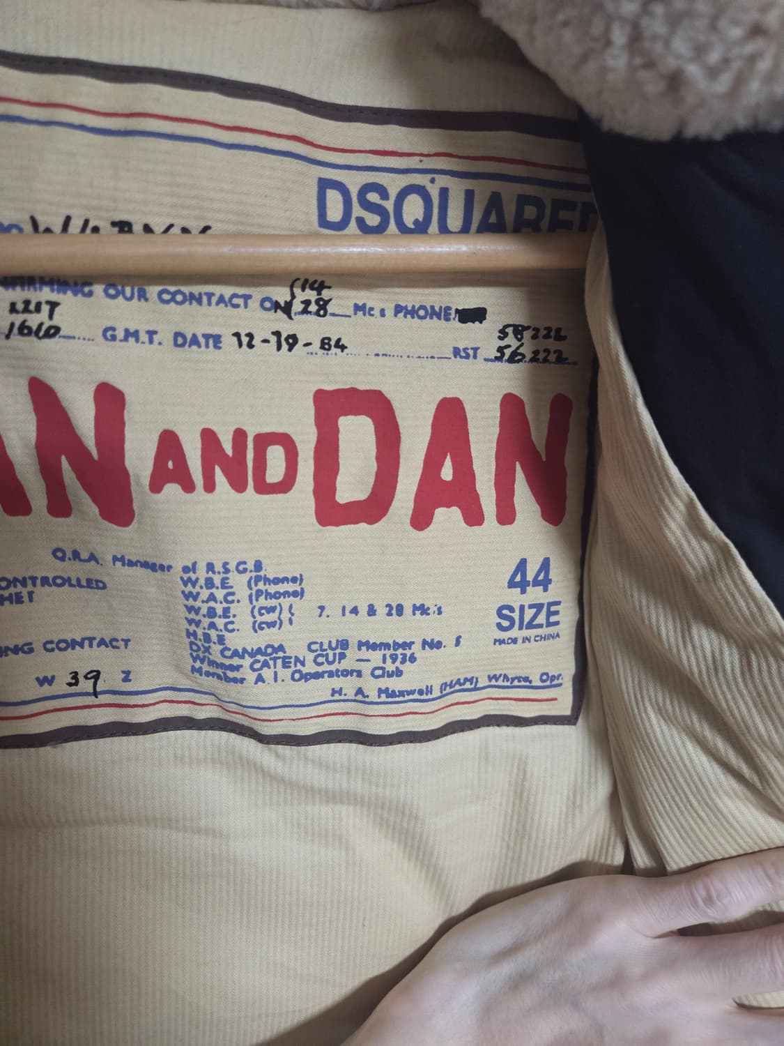 디스퀘어드2 양모넥 라이더 패딩자켓 상품이미지4