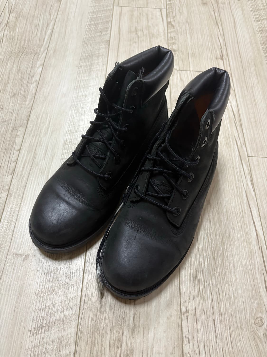 팀버랜드 6인치 워커 부츠 블랙 250 상품이미지1