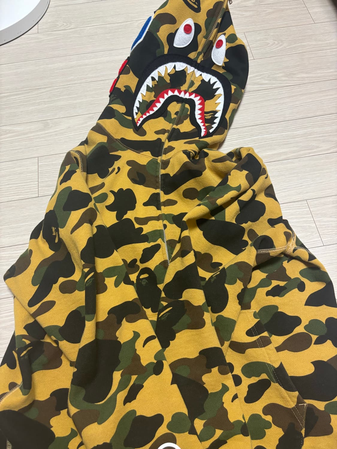 베이프 카모 샤크 옐로우 상품이미지2