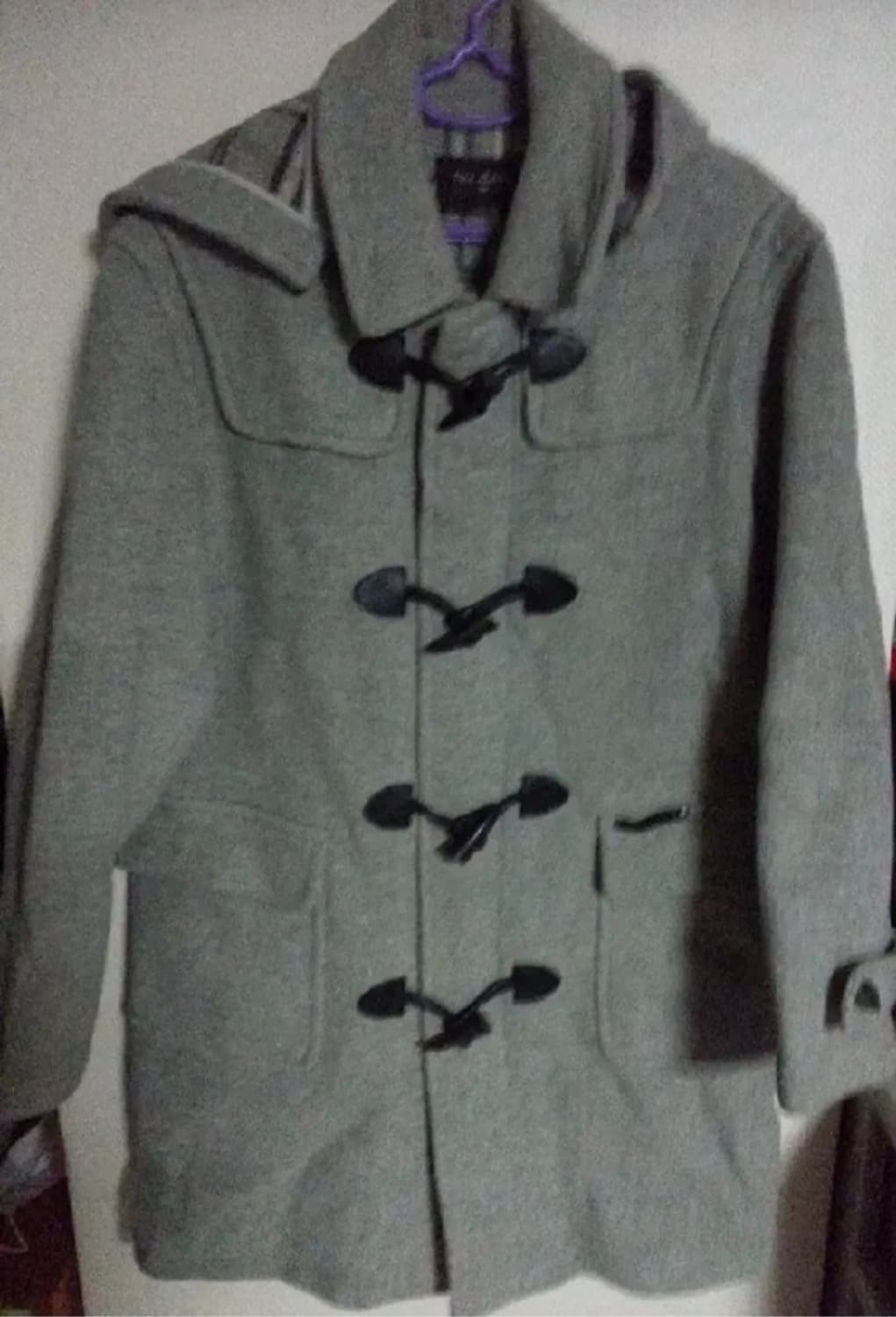 TBJ JEANS 모직 코트 그레이 100 상품이미지1