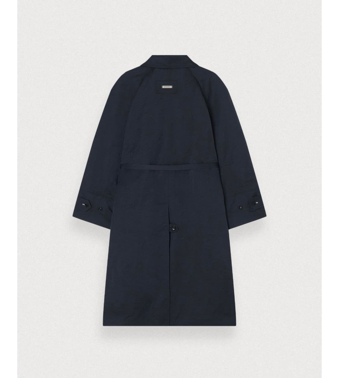 포에토 트렌치 코트 네이비 상품이미지2