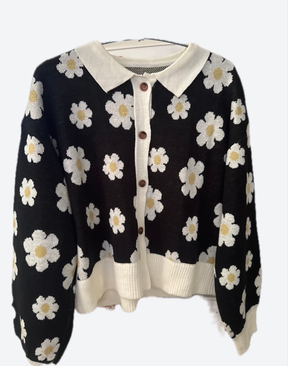 일제)꽃무늬 가디건 상품이미지1