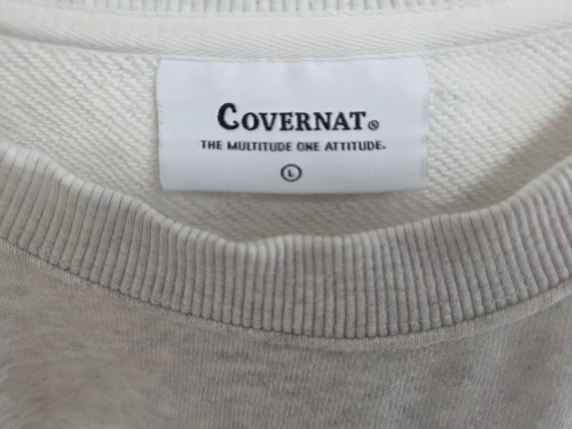 커버낫 맨투맨 L(105) 아이보리 상품이미지2