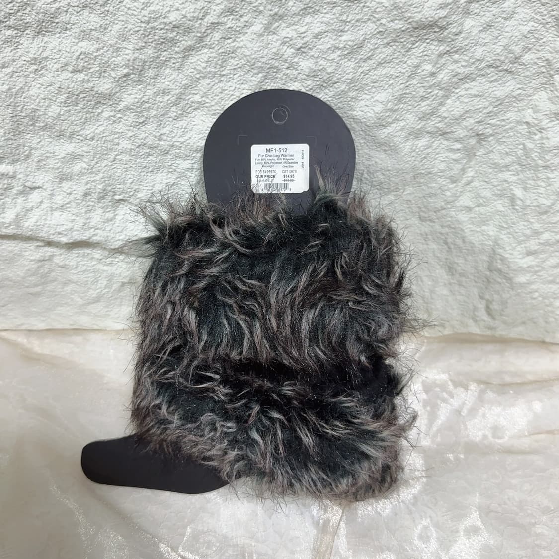 빈티지 Y2K memoi 블랙 퍼 레그워머 발토시 상품이미지2