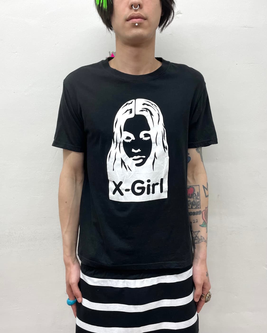 X Girl Black T-shirt  상품이미지1