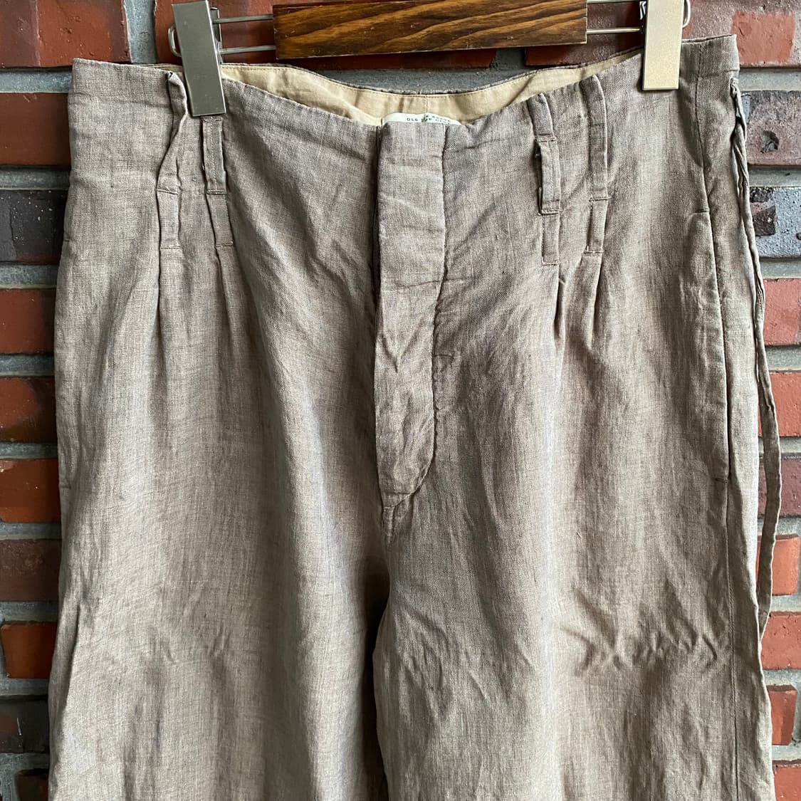 (M) old joe 리넨 와이드 팬츠 상품이미지2