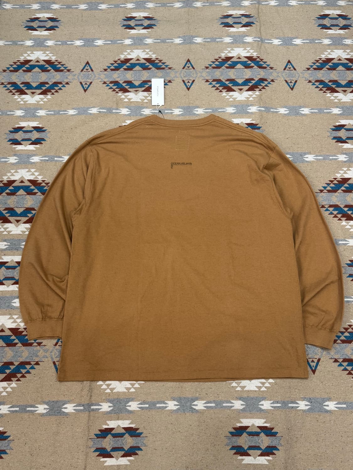 [XL][110] 나나미카 포토 프린트 롱슬리브 티셔츠 모카  상품이미지6