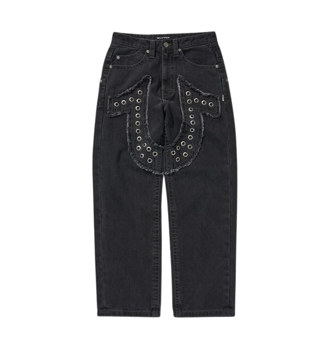 트루릴리젼 x 아이시토 데인저 홀스 슈 데님 팬츠 블랙 상품이미지1