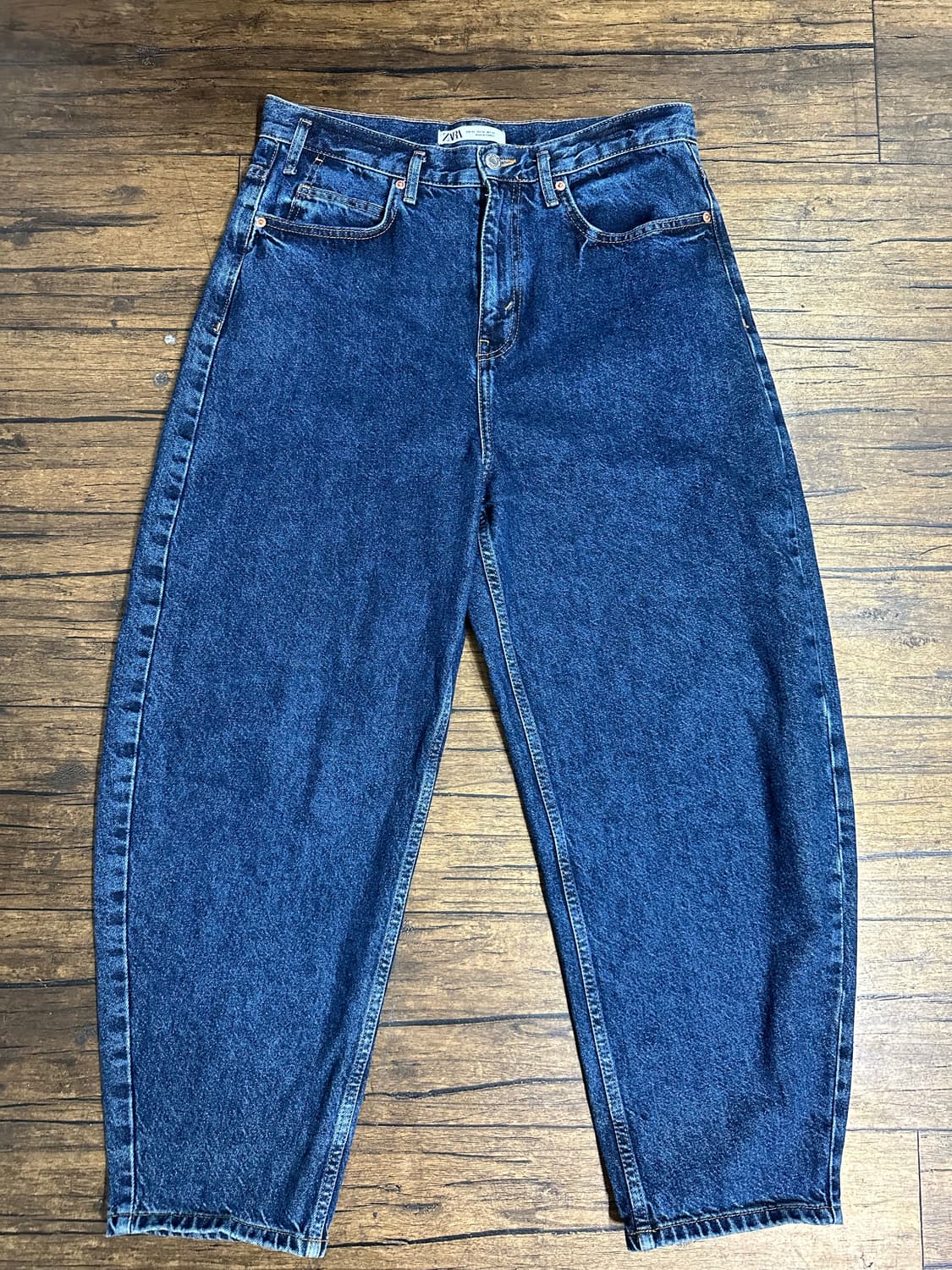 ZARA 벌룬핏 데님 팬츠 실측32 상품이미지1