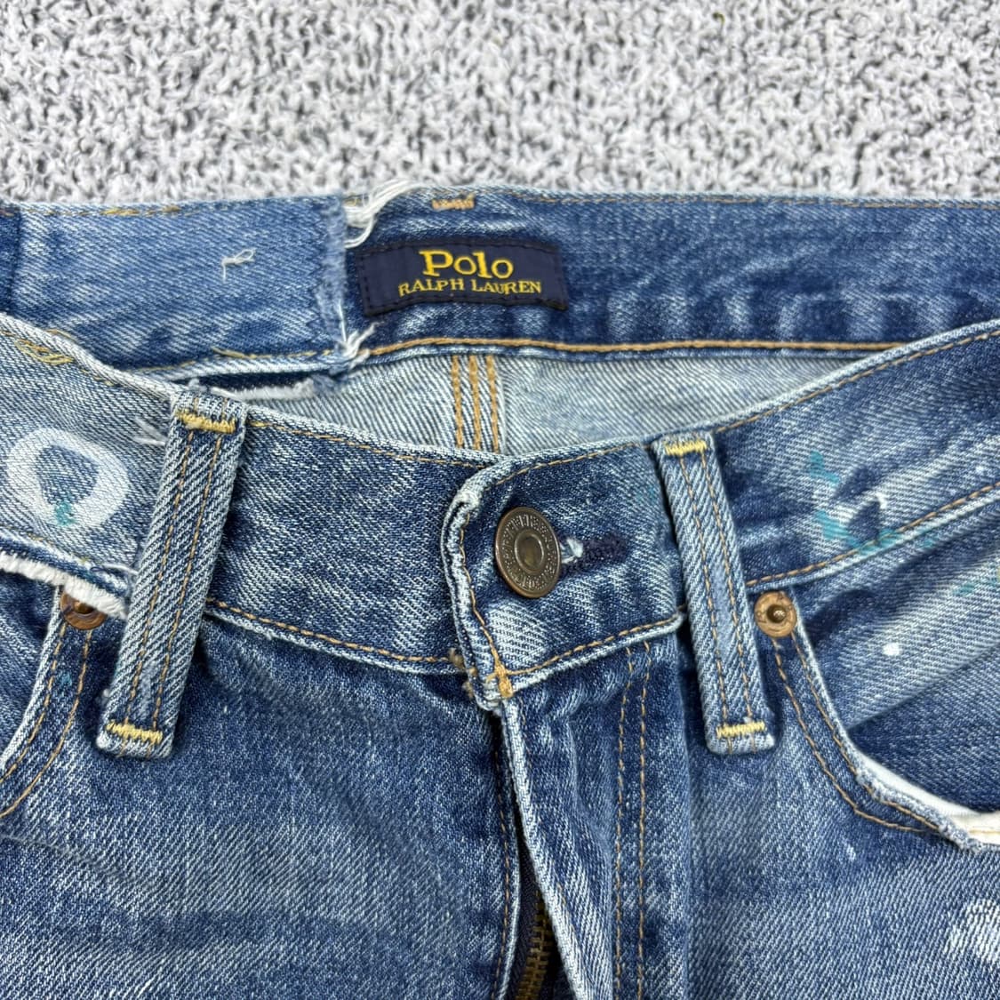 28 폴로 랄프로렌 페인트 데님 청바지 0423J 상품이미지2