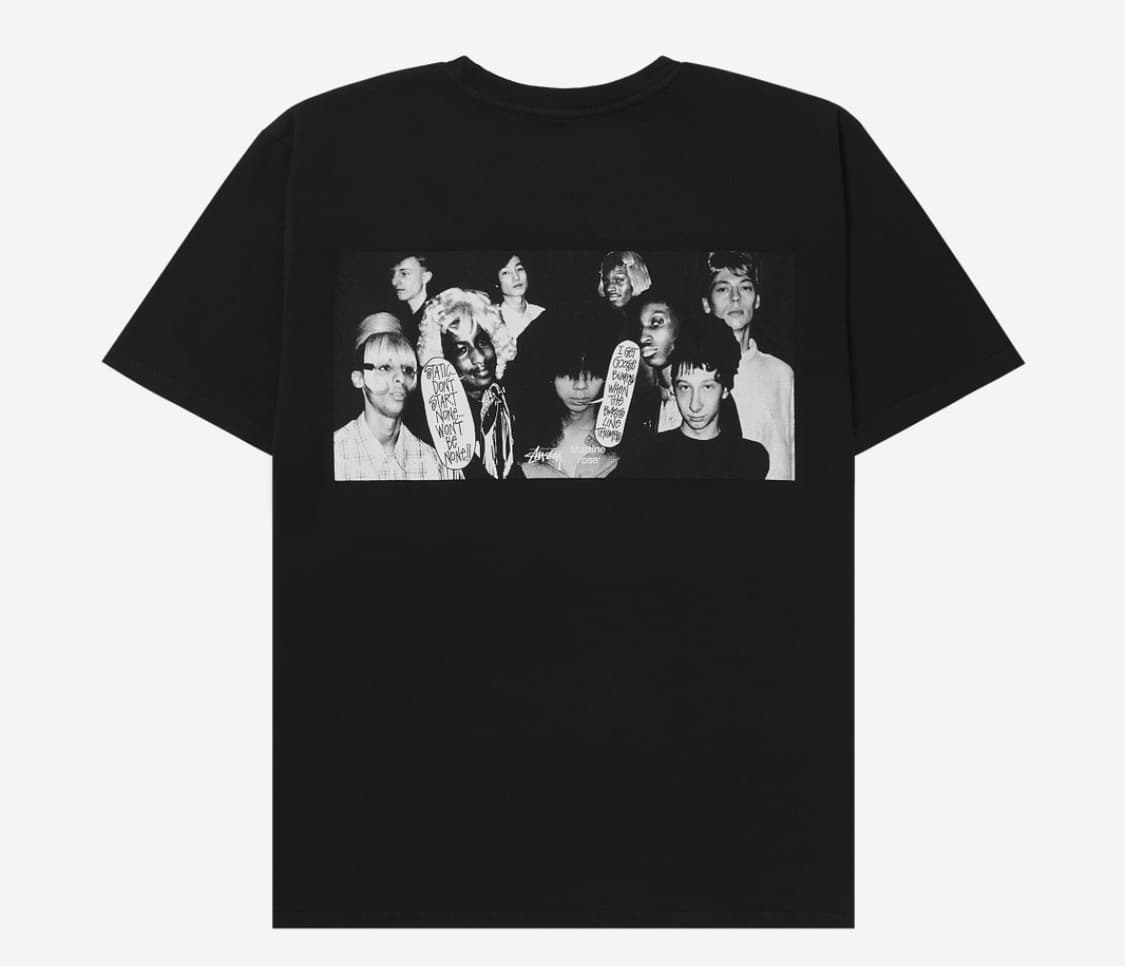 스투시 마틴로즈 콜라주 피그먼트 다이드 반팔 티셔츠 블랙 S 상품이미지2