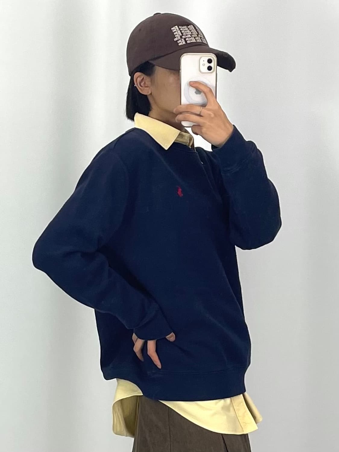  [2XL]폴로 여성 네이비 맨투맨  상품이미지2