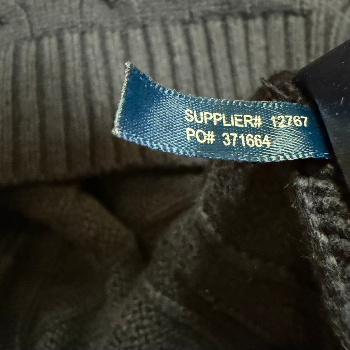 폴로 랄프로렌 네이비 케이블 니트 상품이미지5