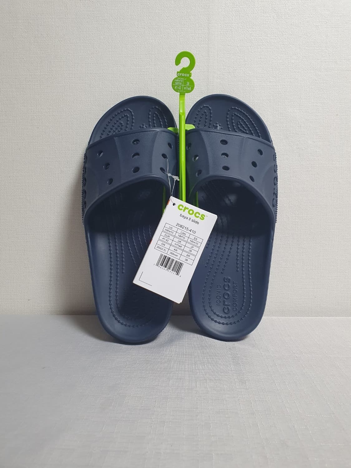 크록스 바야2 슬라이드 네이비 265mm 새상품 슬리퍼 상품이미지5