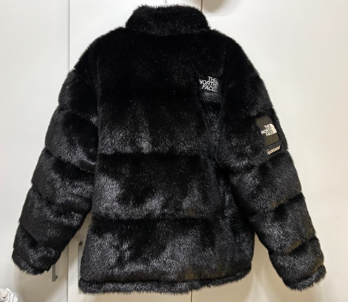 슈프림 노스페이스 퍼눕시 블랙 xl 상품이미지2