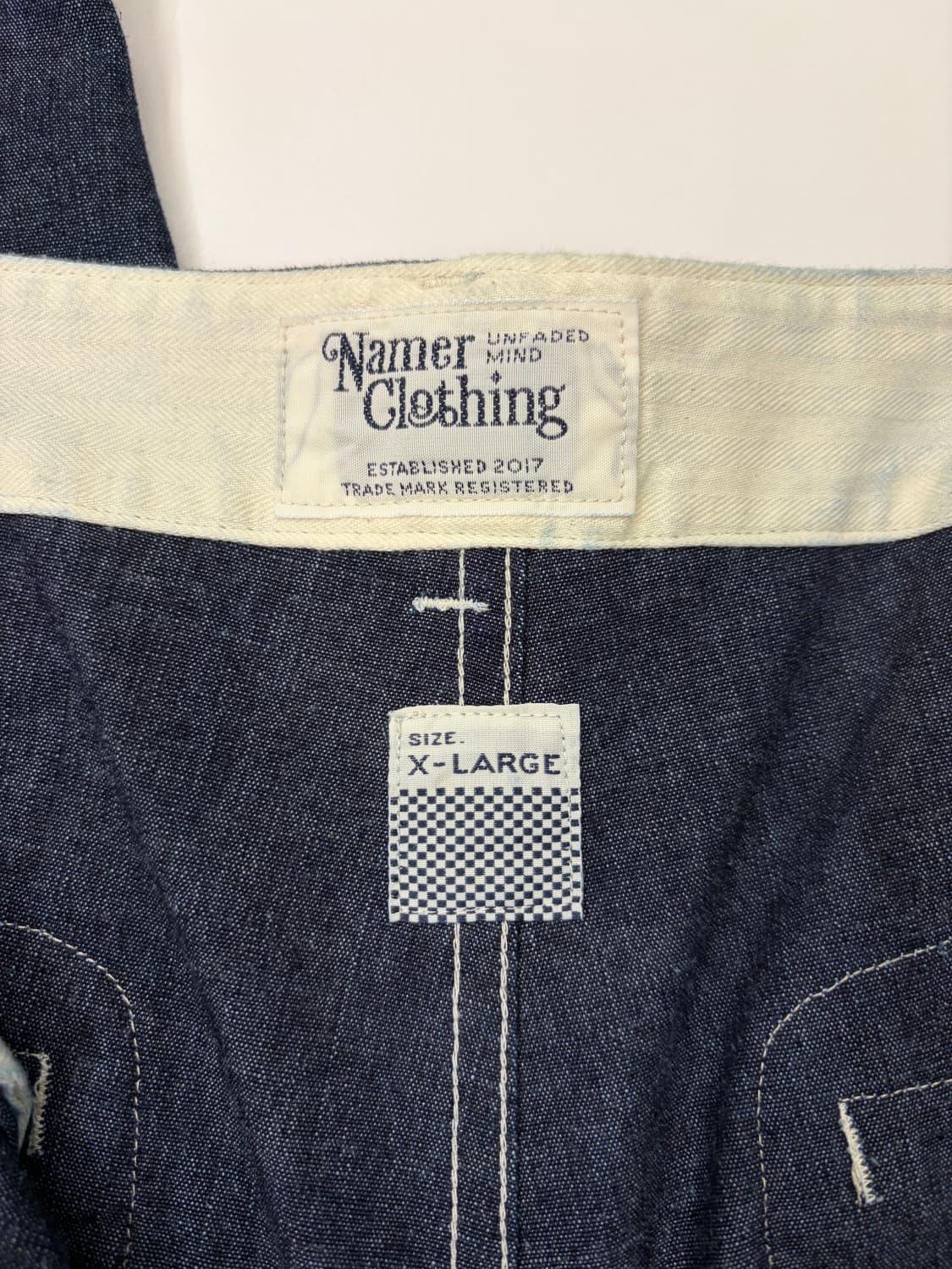 네이머클로딩 패치 데님 팬츠 XL (32-34) 상품이미지3