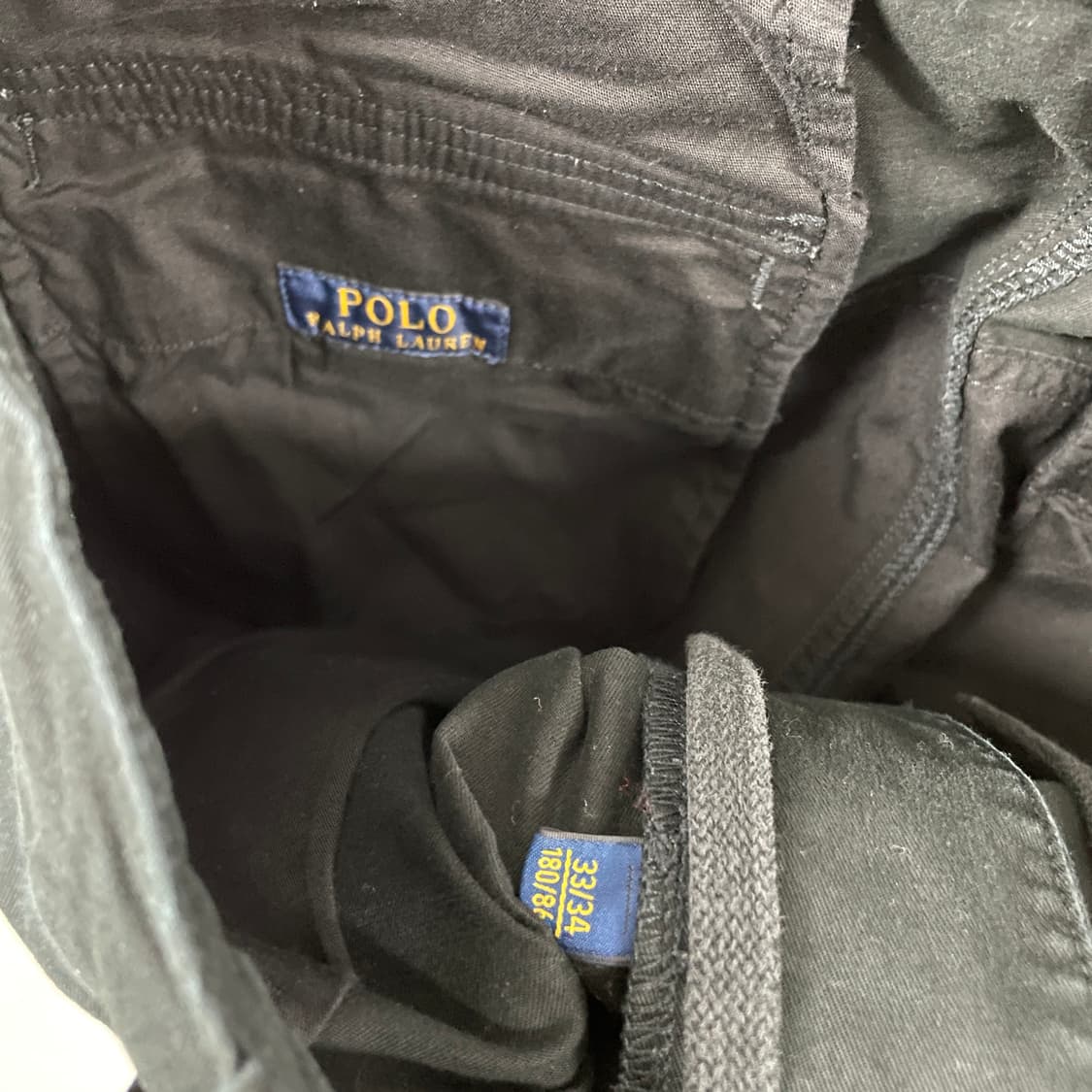 폴로 랄프로렌 카고 팬츠 블랙 33/34 상품이미지4