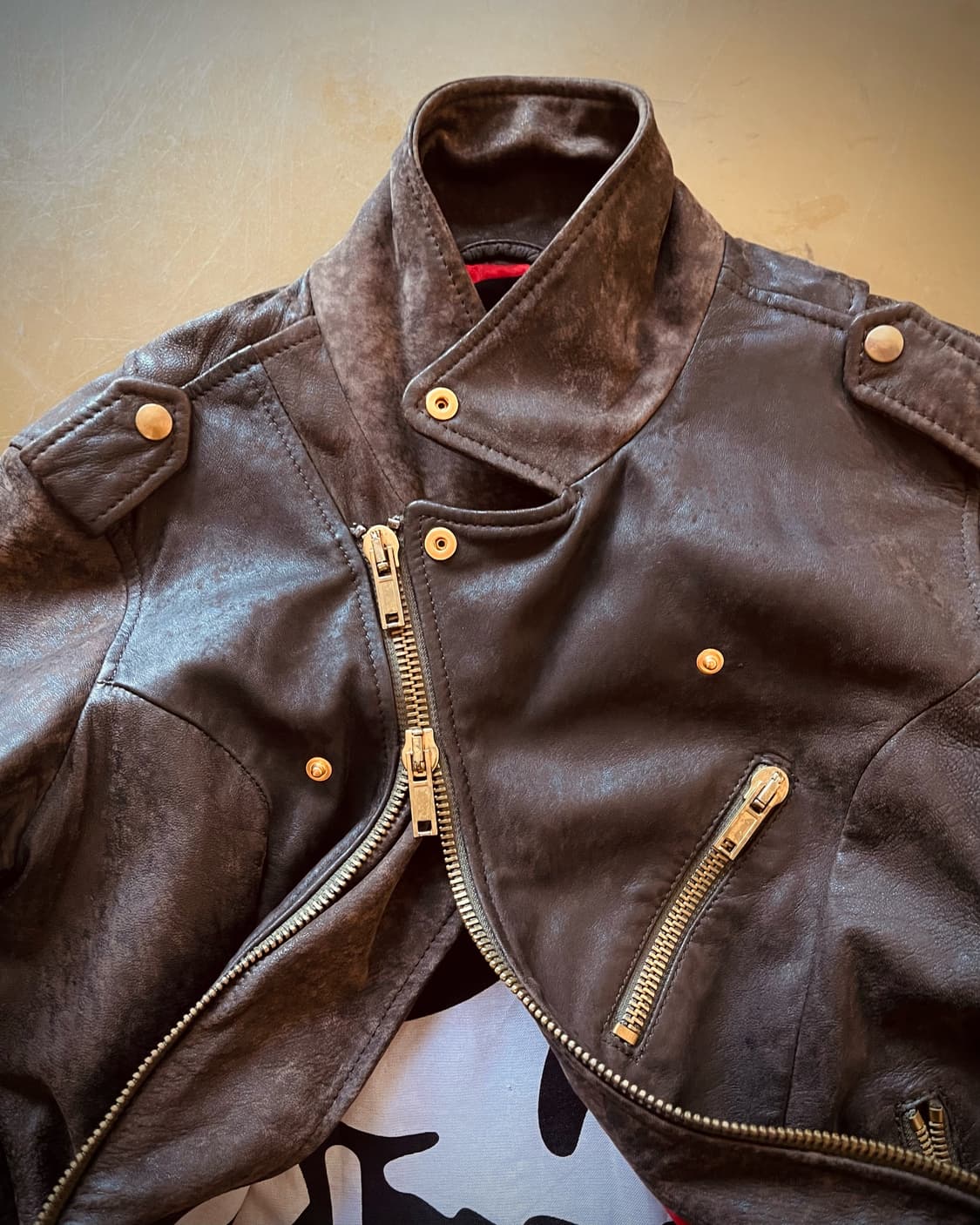 BAD SPIRIT Archive Studs Pelle Rider JK 상품이미지5