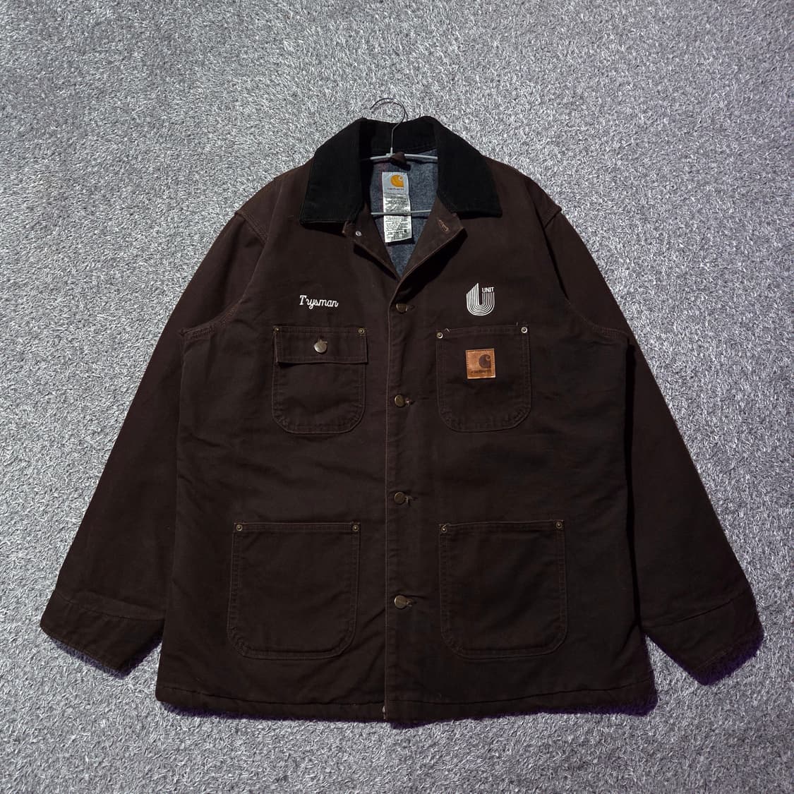 칼하트 브라운 미시건 초어 코트 XL 상품이미지3