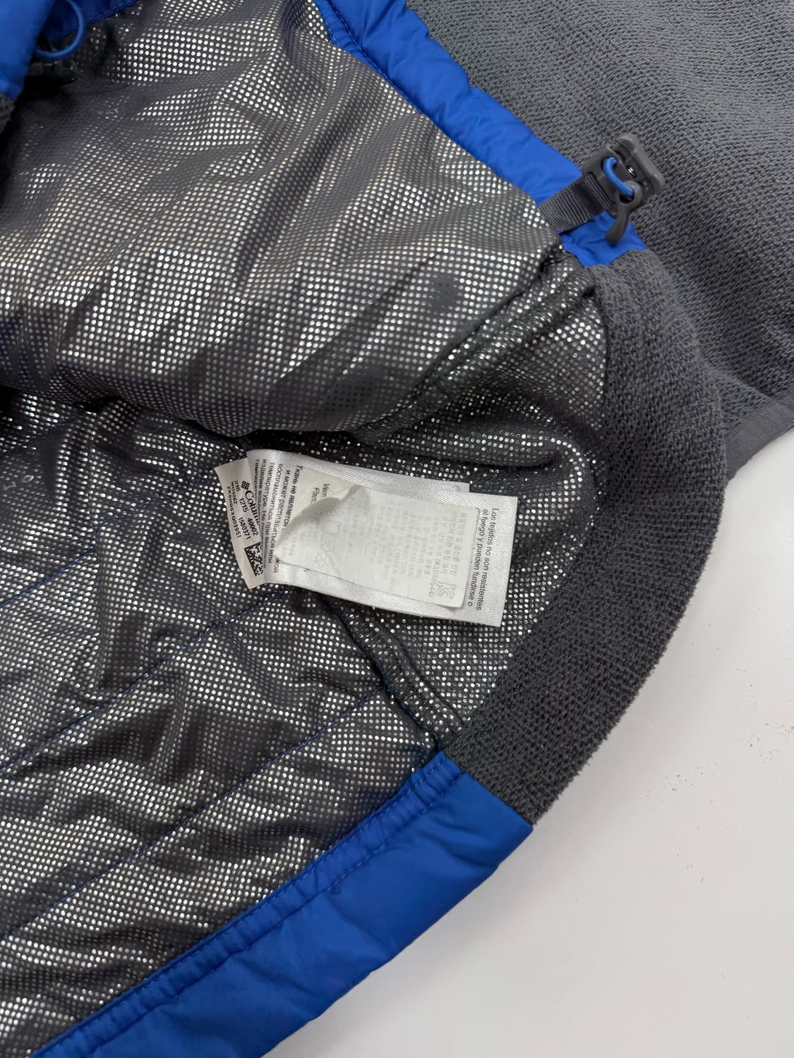 콜롬비아 블루 하이킹 경량패딩 상품이미지5