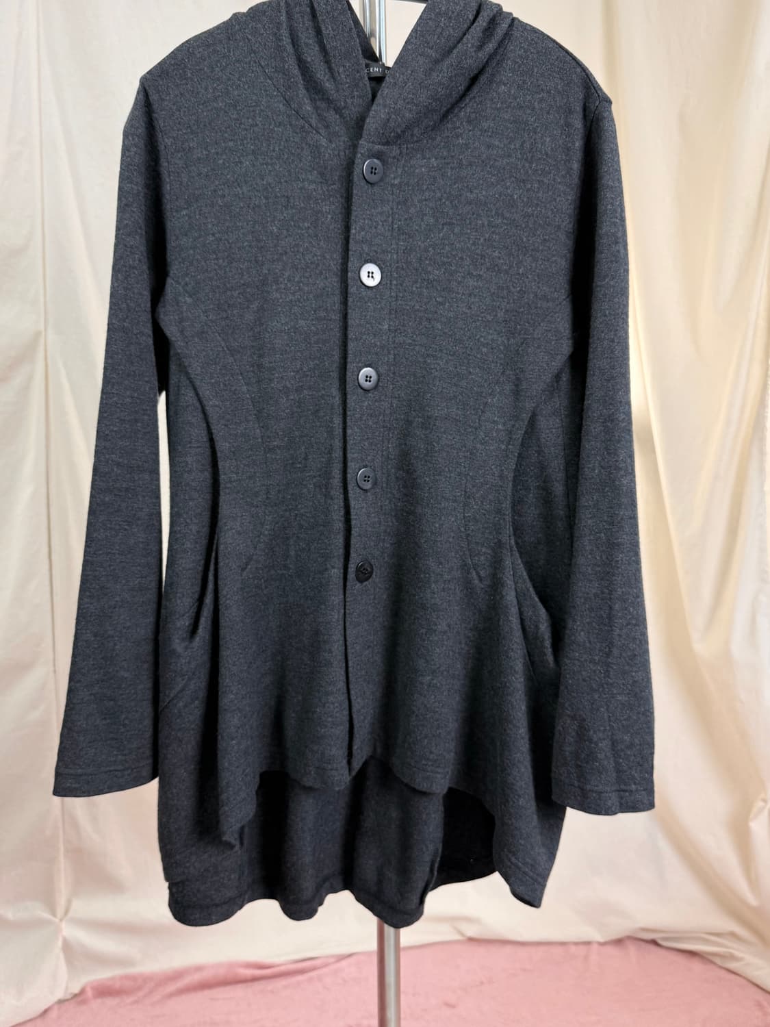 Crescent Duo 하이로우 울 니트 가디건 상품이미지4