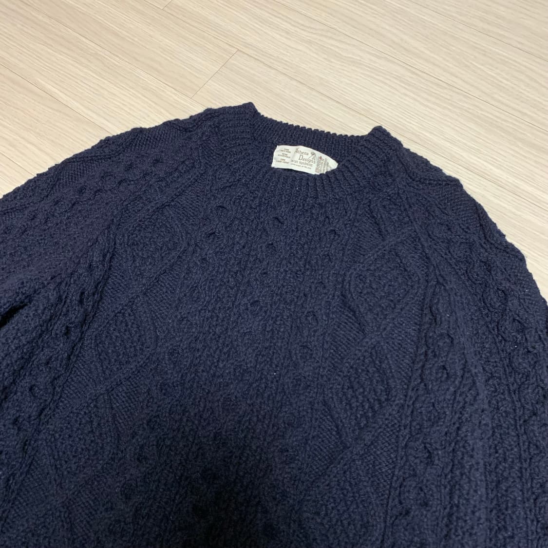 아테나디자인 아란 스웨터 M 상품이미지2