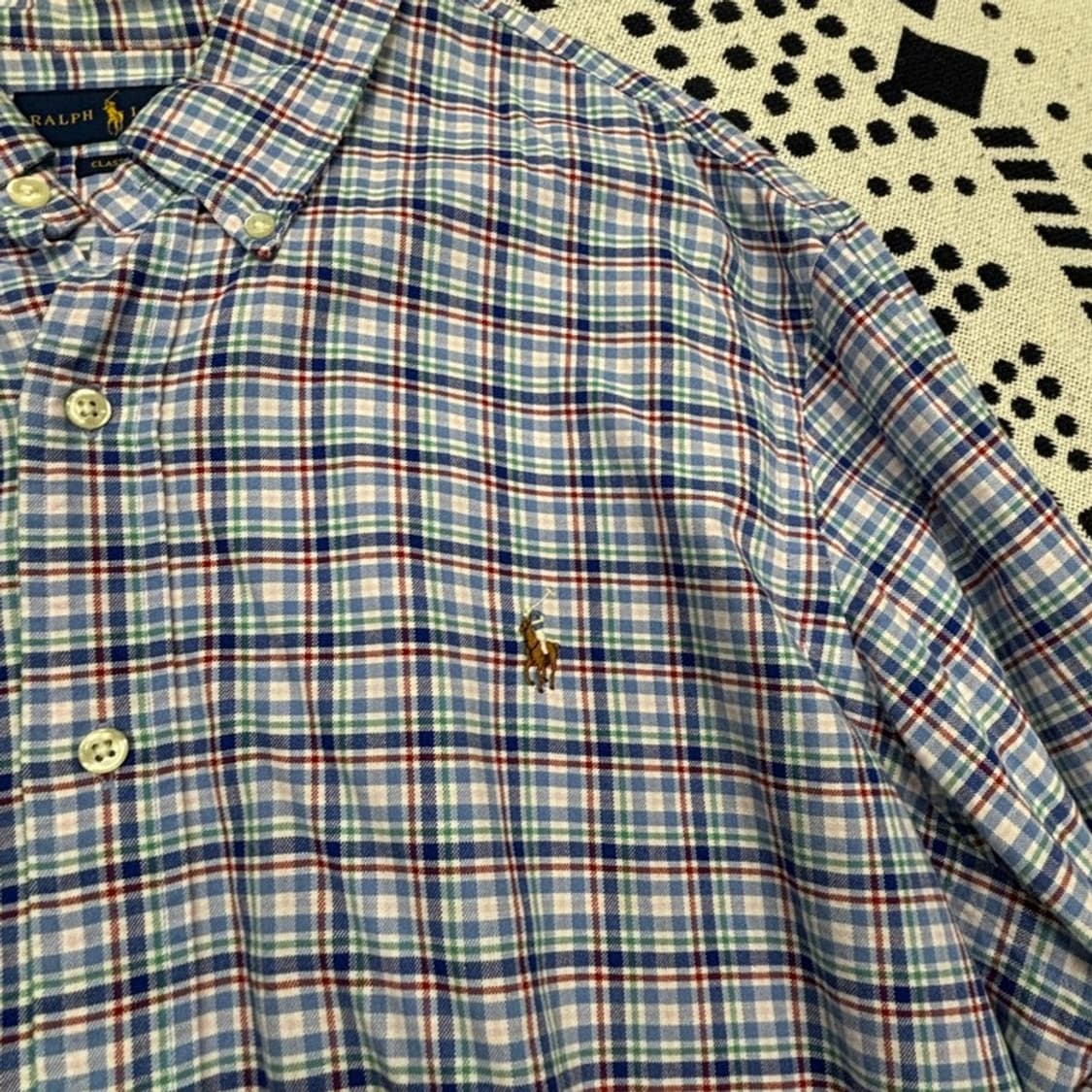 폴로 랄프로렌 클래식핏 멀티포니 옥스포드 체크 셔츠 XL P00004 상품이미지2