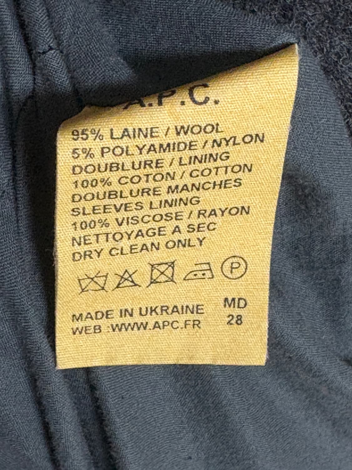 [L] A.P.C 울 더블코트 상품이미지3