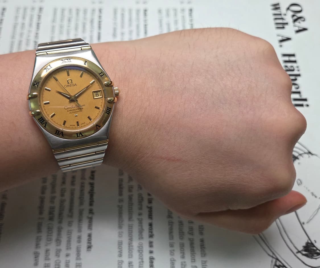 오메가 컨스틸레이션 18K콤비 풀바 최상위 크로노미터 오토매틱  상품이미지10