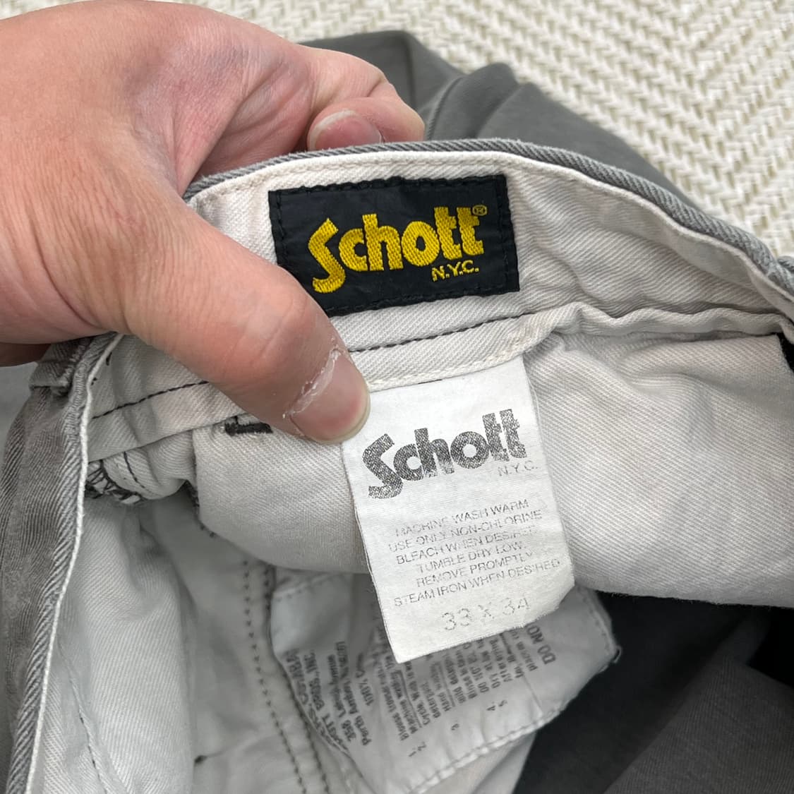 schott 컴뱃 트라우저 치노 팬츠 r3664 상품이미지6