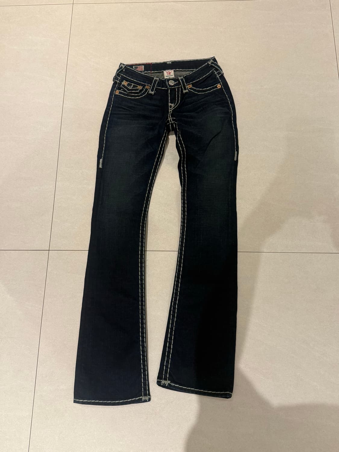 트루릴리전 becky super t 로우라이즈 부츠컷 상품이미지2