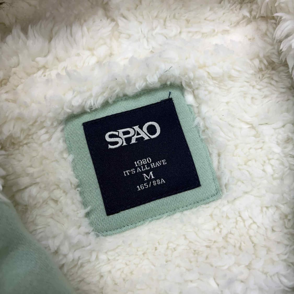 스파오 y2k 양털 울프죠 후드퍼 걸즈 후드집업 희귀져지(M) 상품이미지4