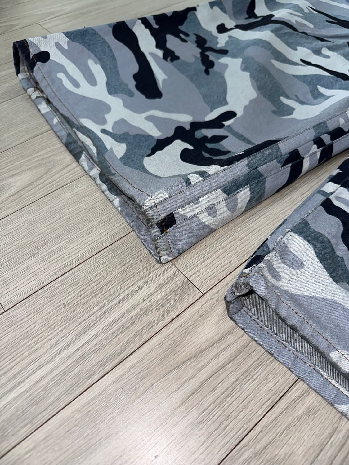 베트멍 블루 카모 오버사이즈 팬츠 허리 31 상품이미지8